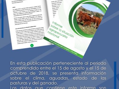 Informe sobre la Situación Agropecuaria Nacional