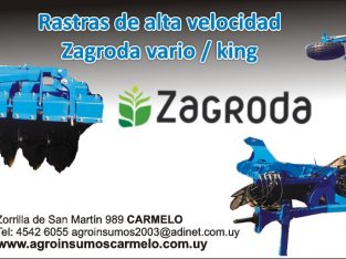 RASTRAS de ALTA VELOCIDAD ZAGRODA vario/ king