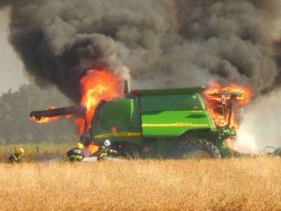 Cómo prevenir incendios durante la cosecha?
