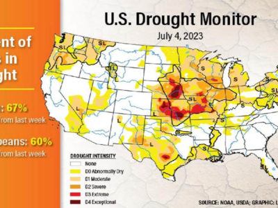 EE.UU: Las lluvias del Medio Oeste son insuficientes